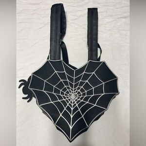 MAD Engine Black and Silver Spider Web Kids Costume